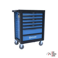 Servante d’atelier Stilker - 7 tiroirs, 147 outils VCR Pièces Auto