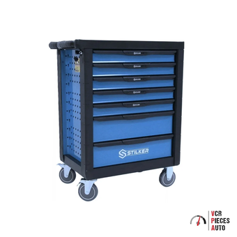 compare product Servante d’atelier Stilker - 7 tiroirs, 147 outils