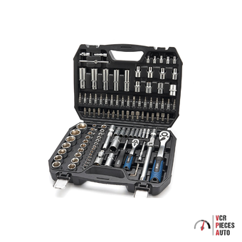 compare product Coffret de douilles 108 pièces avec cliquets Premium