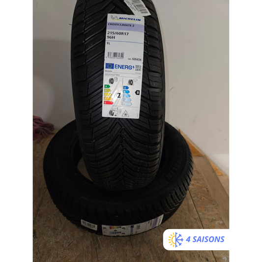 Pneu 4 saisons MICHELIN CrossClimate 2 – 215/60 R17 96H (la paire) Ma boutique