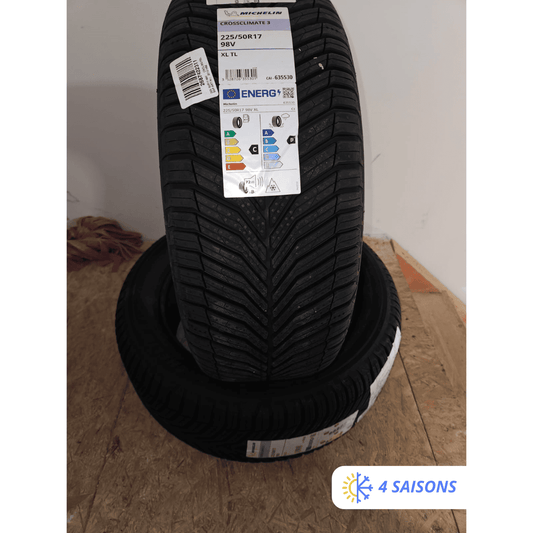 Pneu 4 saisons MICHELIN CrossClimate 3 – 225/50 R17 98V (la paire) Ma boutique