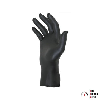 compare product Gants jetables ambidextres noir - Nitrile