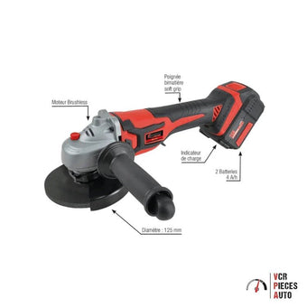 compare product Meuleuse d'angle 125mm brushless