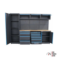 Mobilier d'atelier 4 éléments plateau bois 25mm - VCR Pièces Auto